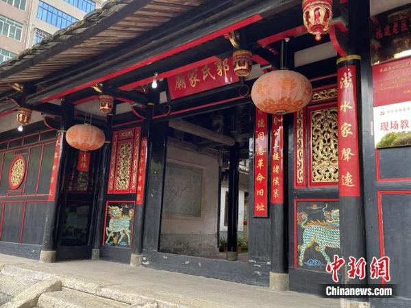 横口乡朱德红军革命旧址.中新网记者 吴涛 摄