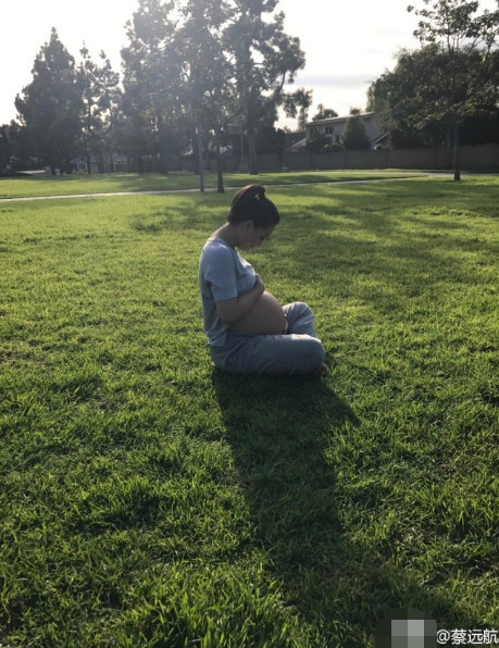 槿汐孙茜怀胎十月老公晒大肚照