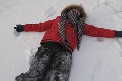 内蒙古女子被冻死图片