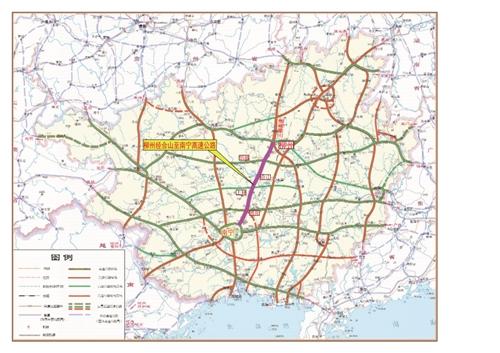 柳南第二高速线路详图图片