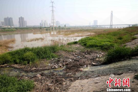 陝西咸陽汙水直排渭河古橋遺址 四部門各執一詞(圖)