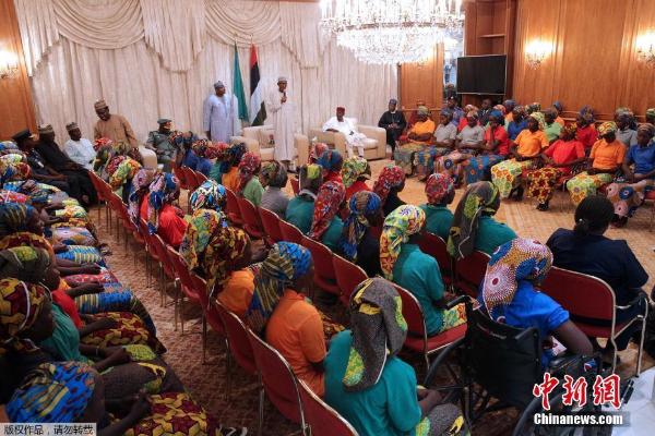 尼日利亚82名被博科圣地绑架少女获释