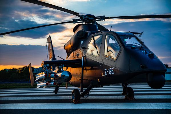 高清:帅炸了!直-19e出口型专用武装直升机