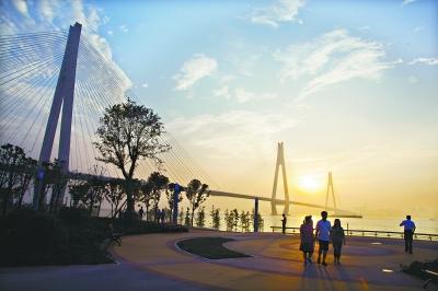 青山江滩二期开园