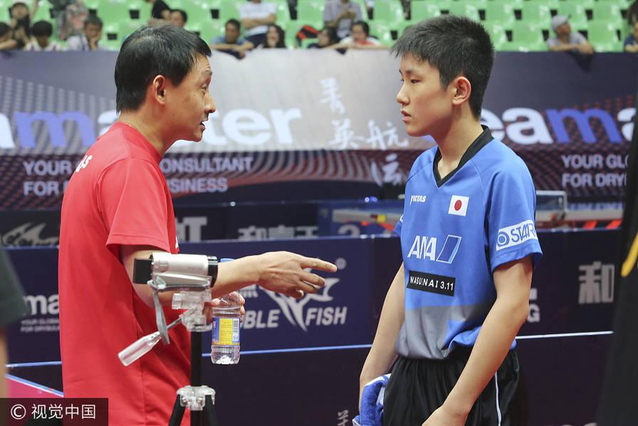 日本乒乓神童双打晋级赛后直言幸亏没遇中国选手