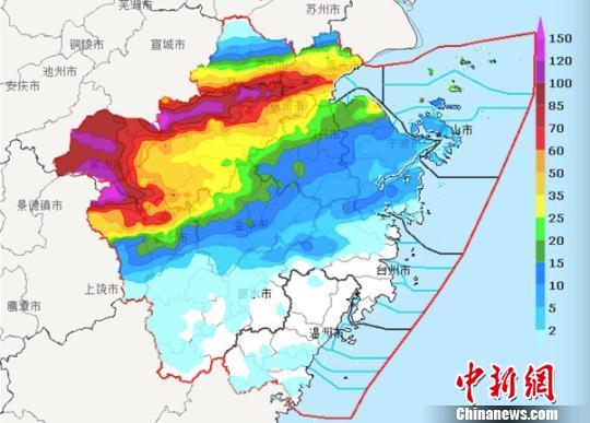 浙江遭入梅以来第三轮强降雨侵袭 杭州局地现