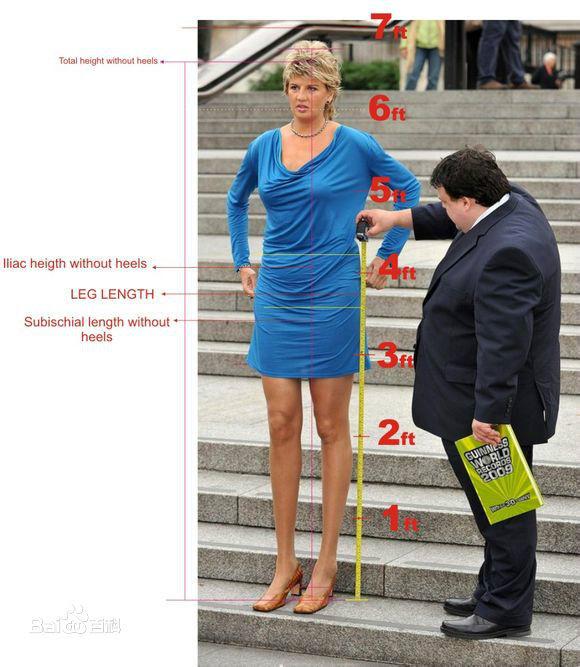 俄罗斯美女腿长133厘米欲挑战吉尼斯纪录