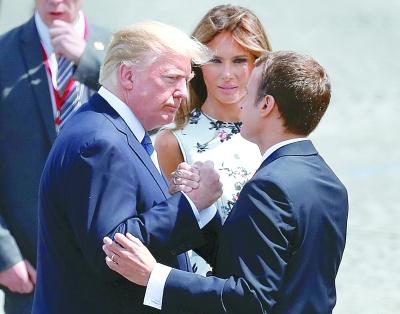 马克龙能否让美欧握手言和