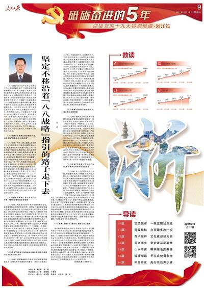 迎接党的十九大特别报道—浙江篇