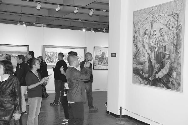 喜迎十九大展现光辉历程--吉林省美术作品