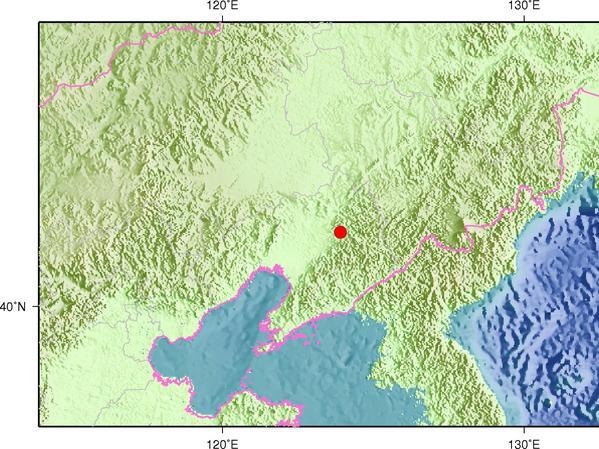 遼寧撫順市新撫區發生24級地震震源深度0千米