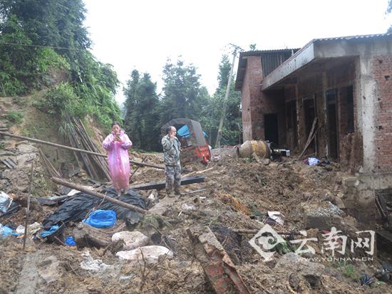云南红河金平县发生泥石流灾害仍有6人失联