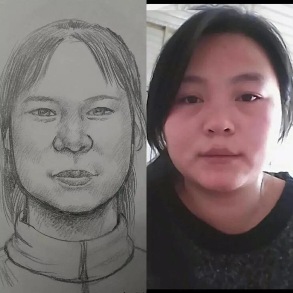 林宇辉根据王明清提供的信息绘制的模拟画像.