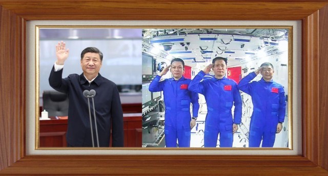 相框里的故事聆听新年贺词品读习近平主席书架照片的意涵