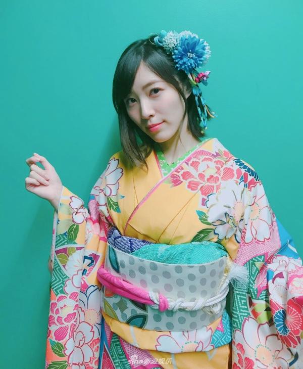 组图ske48松井珠理奈新年穿和服端庄典雅又大方