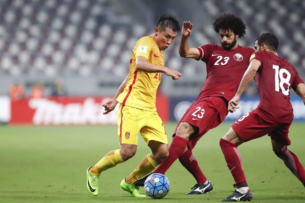 国足2:1逆转卡塔尔 用一场胜利告别2018世界杯